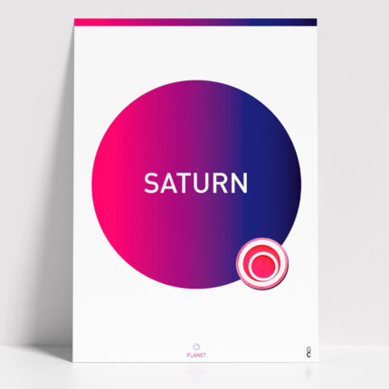 Póster Saturn | Planeta Saturno